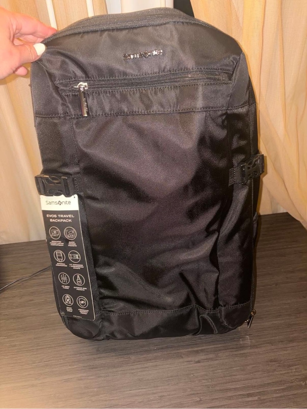Samsonite Black EVOS Travel Backpack